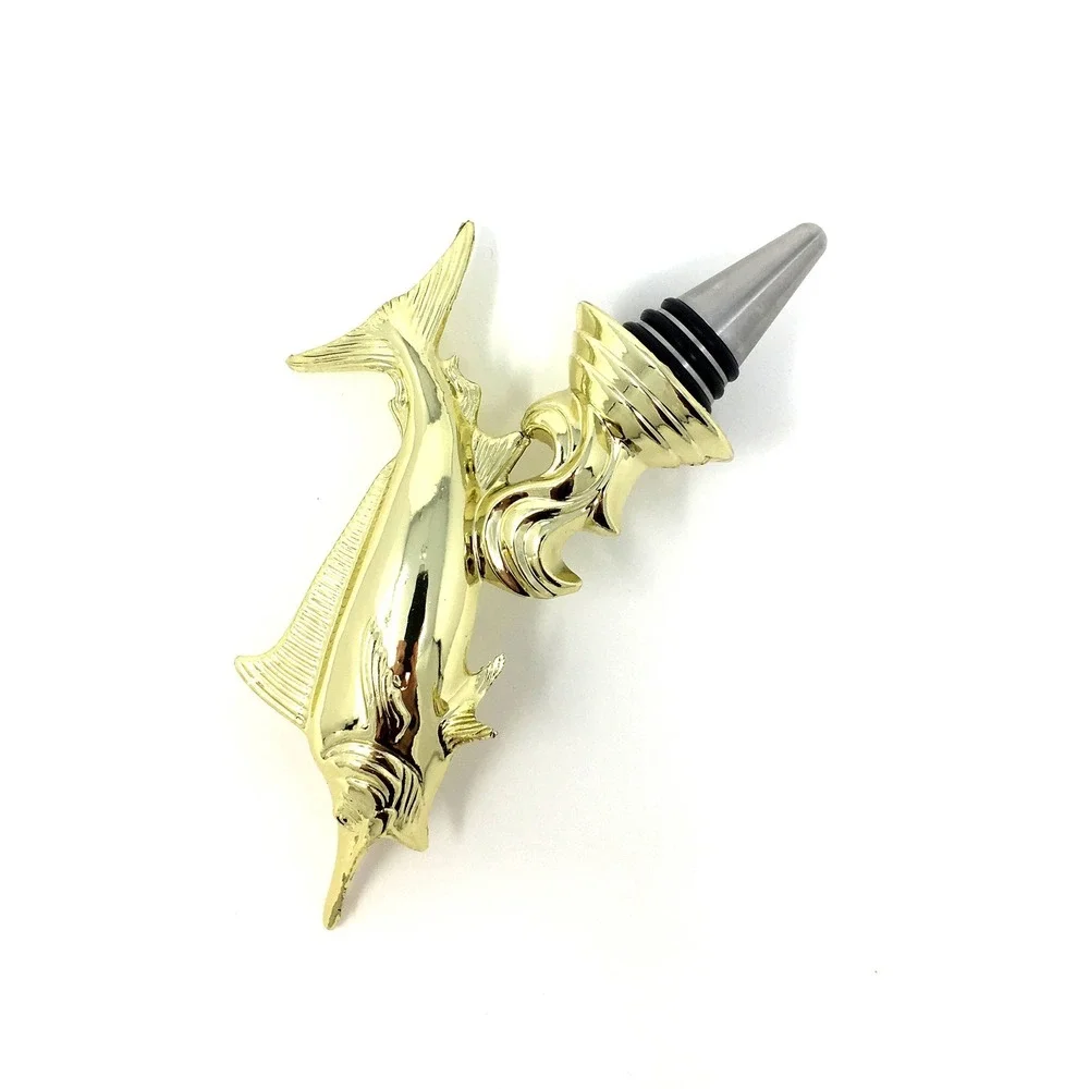 Handmade Bottle Stopper made from Repurposed Marlin Trophy